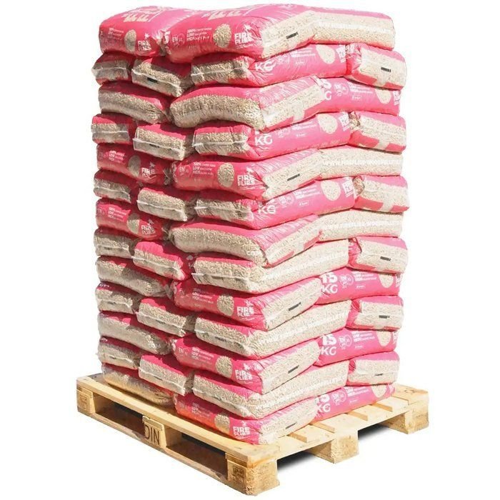 FIREFLIES Holzpellets 6mm ENplusA1, 65 x 15kg Palett