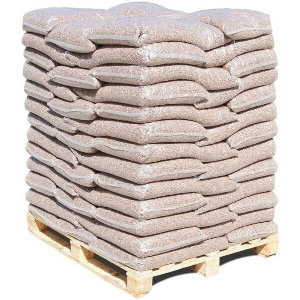 Holzpellets Hartholz Eiche 6mm, 65 x 15kg Palette
