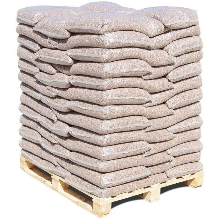 bh-19 Holzpellets Hartholz Eiche 6mm, 65 x 15kg Palette
