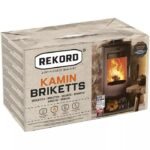 REKORD Braunkohlebriketts Palette Tüte (90 x 10 kg) – Bild 3