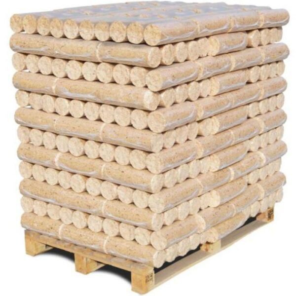 NESTRO Nadelholzbriketts rund ohne Loch 960kg