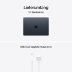 Apple MacBook Air 13,6 Zoll (2026), M5, 16 GB RAM, 512 GB SSD, Mitternacht – Bild 4
