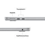 Apple MacBook Air 13,6 Zoll (2026), M5, 16 GB RAM, 512 GB SSD, Silber – Bild 3
