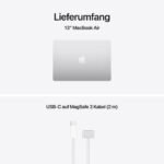 Apple MacBook Air 13,6 Zoll (2026), M5, 16 GB RAM, 512 GB SSD, Silber – Bild 4