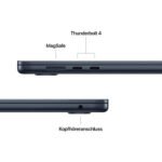 Apple MacBook Air 15,3 Zoll (2026), M5, 16 GB RAM, 512 GB SSD, Mitternacht – Bild 3