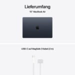 Apple MacBook Air 15,3 Zoll (2026), M5, 16 GB RAM, 512 GB SSD, Mitternacht – Bild 4