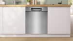 Bosch SMU4EVS08E Serie 4 Unterbau-Geschirrspüler, 60 cm, 14 Maßgedecke, Edelstahl, Home Connect – Bild 3