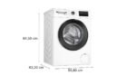 Bosch WAN282ECO6 Serie 4 Waschmaschine, 8 kg, 1.400 U/min, Iron Assist, Energieeffizienzklasse A – Bild 2
