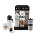 De'Longhi Eletta Explore Cold Brew ECAM450.86.T Kaffeevollautomat, über 50 Rezepte heiß und kalt, LatteCrema Hot & Cool, Titan