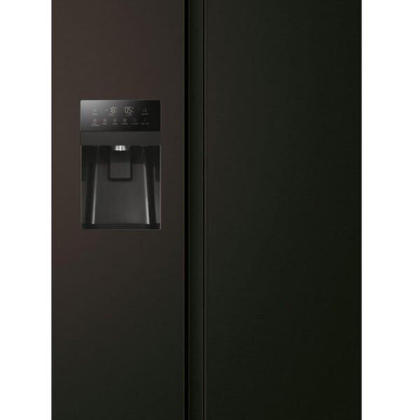 Haier HSR5918DIPB SBS 90 Serie 5 Side-by-Side, 511 l, No Frost, Wasser- und Eisspender, Schwarz matt