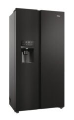 Haier HSR5918DIPB SBS 90 Serie 5 Side-by-Side, 511 l, No Frost, Wasser- und Eisspender, Schwarz matt – Bild 2