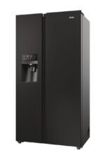 Haier HSR5918DIPB SBS 90 Serie 5 Side-by-Side, 511 l, No Frost, Wasser- und Eisspender, Schwarz matt – Bild 4