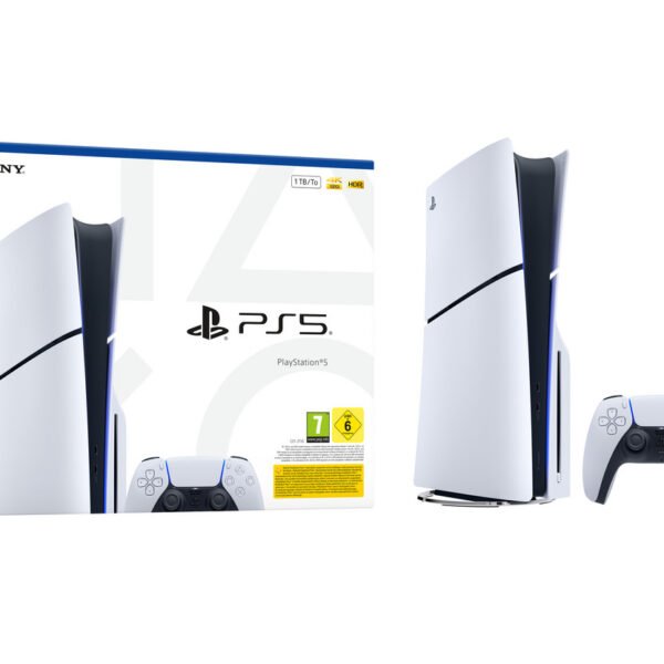 Sony PlayStation 5 Konsole (Slim) mit Laufwerk, 1 TB SSD, Weiß